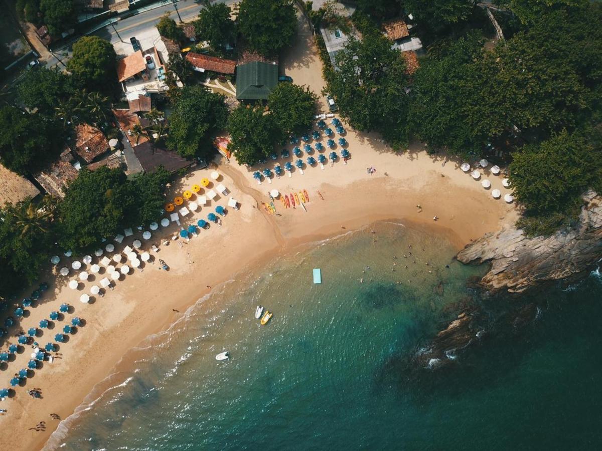 Bangalo Com Vista Para O Mar No Condominio Yacamim Ilhabela Praia Do Curral Kültér fotó
