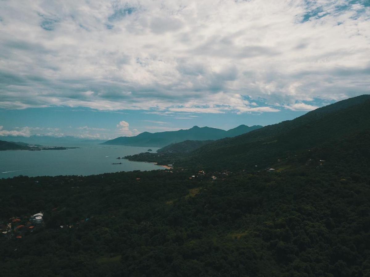 Bangalo Com Vista Para O Mar No Condominio Yacamim Ilhabela Praia Do Curral Kültér fotó
