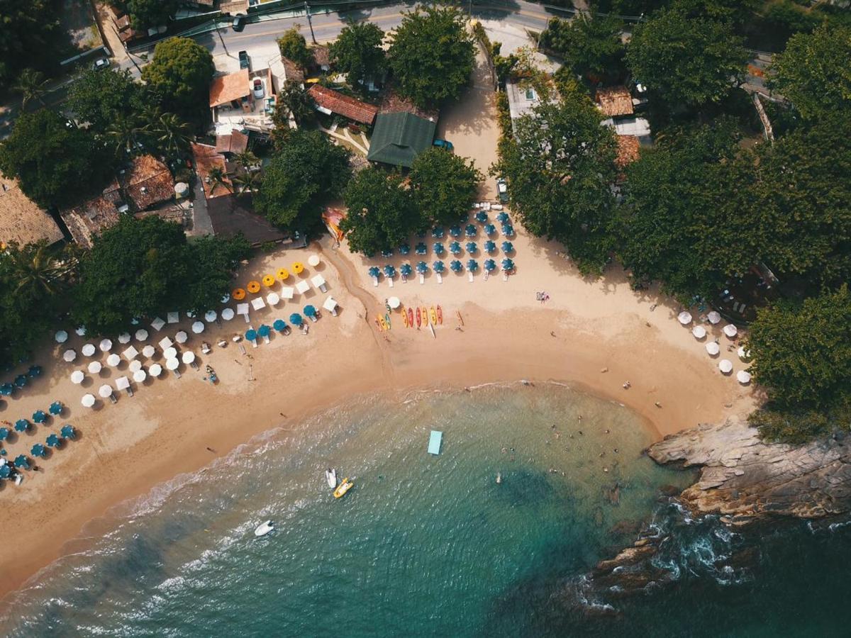 Bangalo Com Vista Para O Mar No Condominio Yacamim Ilhabela Praia Do Curral Kültér fotó