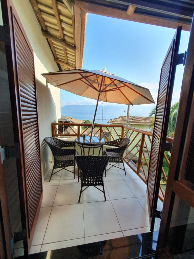 Bangalo Com Vista Para O Mar No Condominio Yacamim Ilhabela Praia Do Curral Kültér fotó