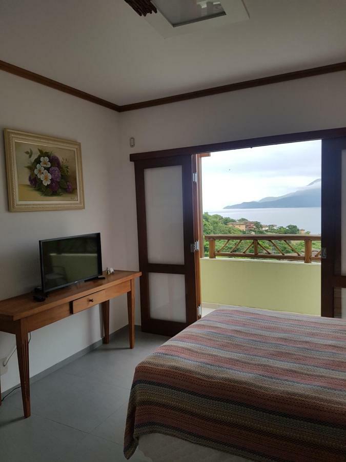 Bangalo Com Vista Para O Mar No Condominio Yacamim Ilhabela Praia Do Curral Kültér fotó